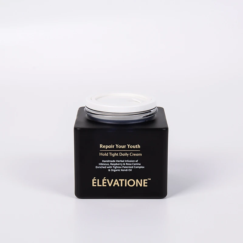 Black Glass Cosmetic Jar 50g Black Glass Cosmetic Jar 50g